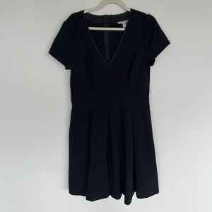 Black banana republic dress, with pleats